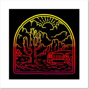 The Desert Cactus Posters and Art